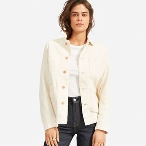 Everlane Denim Chore Jacket - Bone (XS)